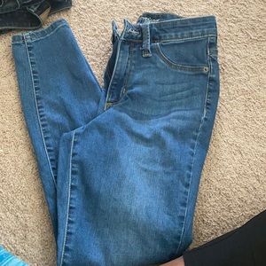 High rise jeans